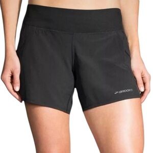 BROOKS Black Running Athletic 7" Shorts Lined Women's Size XS